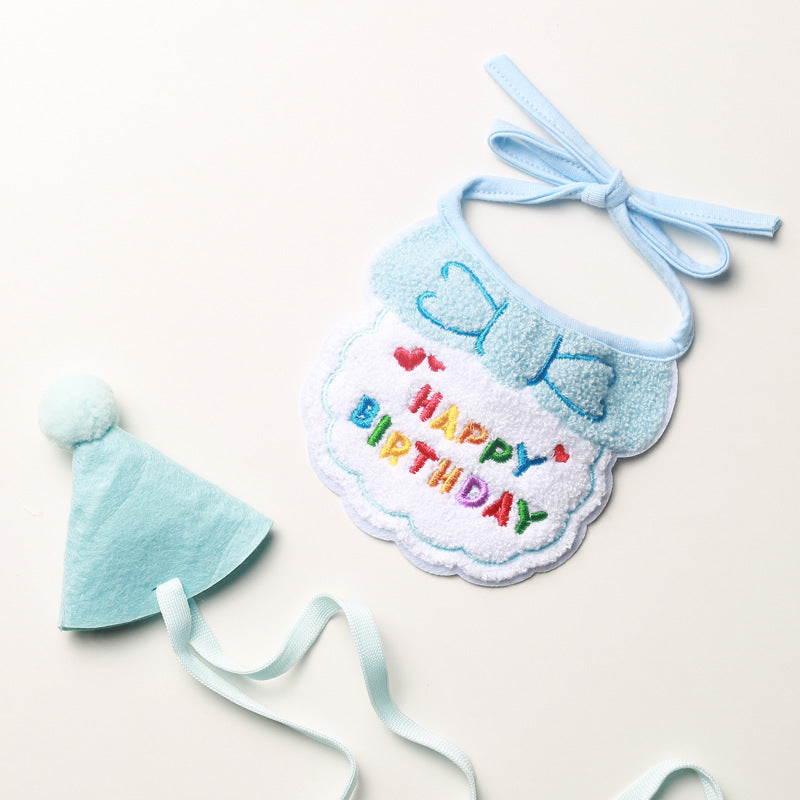 Pet Birthday Hat & Scarf Set