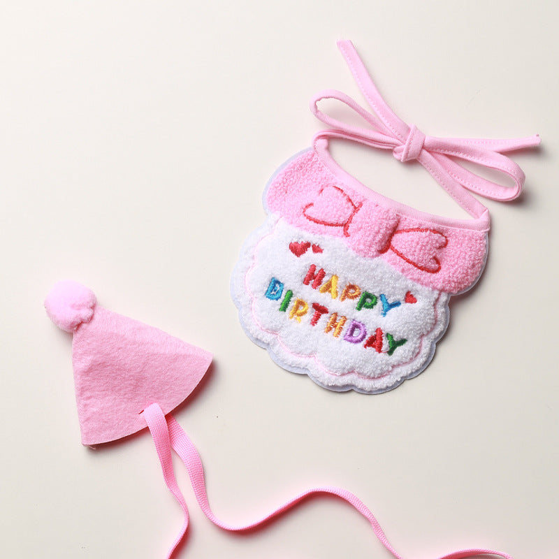 Pet Birthday Hat & Scarf Set