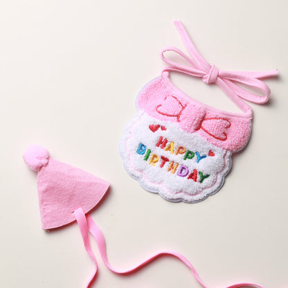 Pet Birthday Hat & Scarf Set