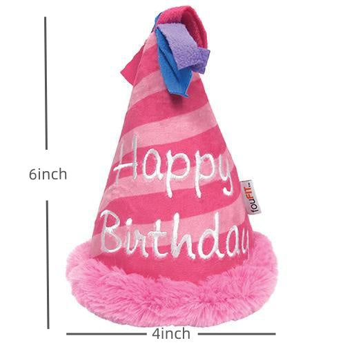 Dog Birthday Cake & Hat Set Toys